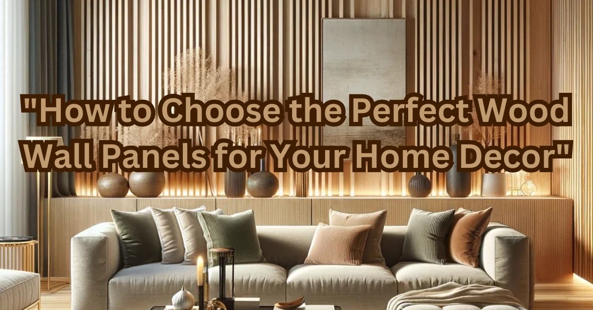 "How to Choose the Perfect Wood Wall Panels for Your Home Decor"