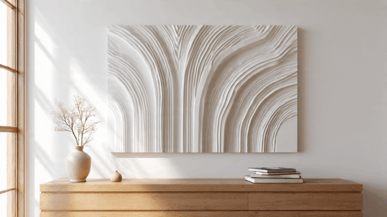 How to Make Stunning DIY Textured Wall Art Using Joint Compound
